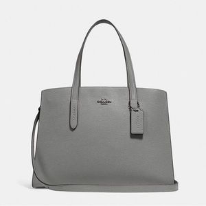 *SOLD* Coach Charlie Carryall Grey Tote Bag